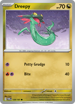 Pokemon Twilight Masquerade Dreepy - 128