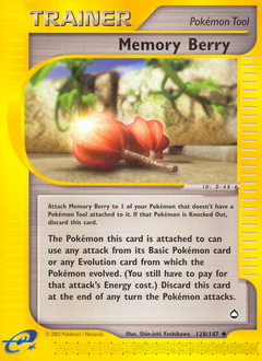 Pokemon Aquapolis Memory Berry - 128