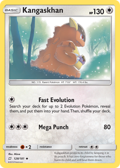 Pokemon Team Up Kangaskhan - 128