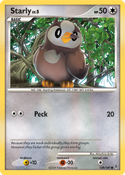 Pokemon Supreme Victors Starly - 129