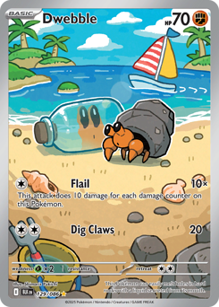 Pokemon Black Bolt Dwebble - 129