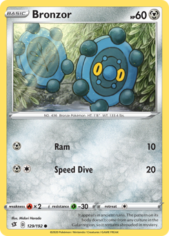 Pokemon Rebel Clash Bronzor - 129