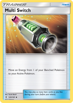 Pokemon Guardians Rising Multi Switch - 129