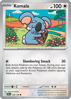 Pokemon Journey Together Komala - 129