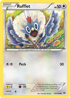 Pokemon BREAKthrough Rufflet - 129