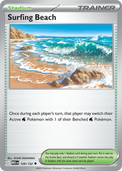 Pokemon Mega Evolution Surfing Beach - 129