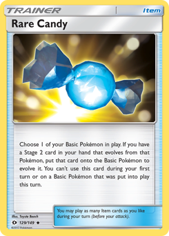 Pokemon Sun & Moon Rare Candy - 129