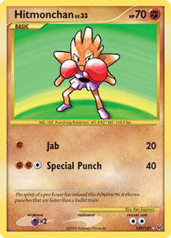 Pokemon Platinum Hitmonchan - 129