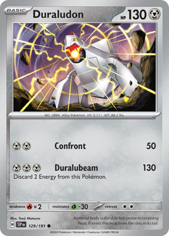 Pokemon Surging Sparks Duraludon - 129