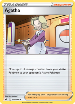 Pokemon Chilling Reign Agatha - 129