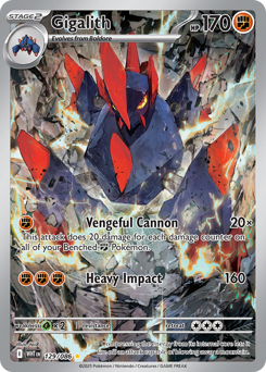 Pokemon White Flare Gigalith - 129