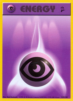 Pokemon Base Set 2 Psychic Energy - 129