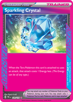 Pokemon Prismatic Evolutions Sparkling Crystal - 129