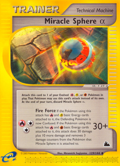 Pokemon Skyridge Miracle Sphere α - 129