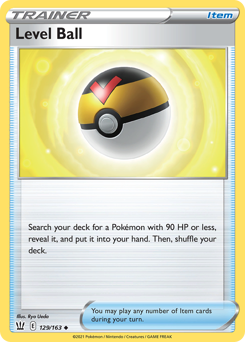 Pokemon Battle Styles Level Ball - 129
