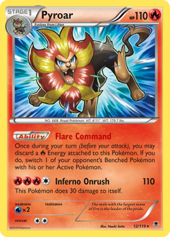 Pokemon Phantom Forces Pyroar - 12