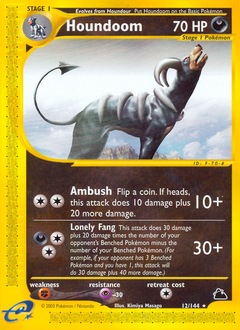 Pokemon Skyridge Houndoom - 12