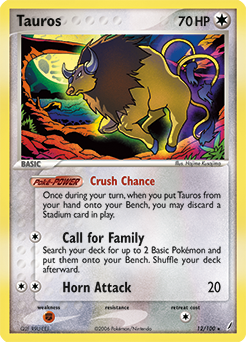 Pokemon Crystal Guardians Tauros - 12