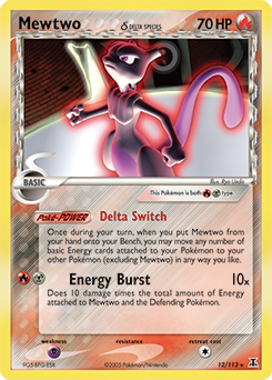 Pokemon Delta Species Mewtwo δ - 12