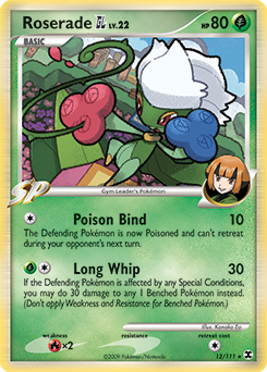 Pokemon Rising Rivals Roserade GL - 12