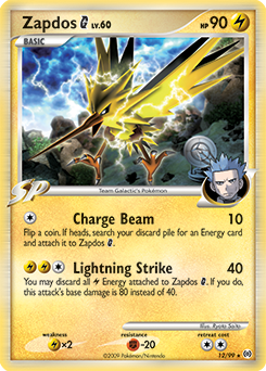 Pokemon Arceus Zapdos G - 12