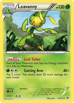 Pokemon Legendary Treasures Leavanny - 12