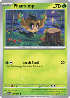 Pokemon Twilight Masquerade Phantump - 12