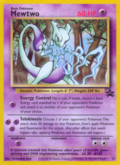Pokemon Wizards Black Star Promos Mewtwo - 12