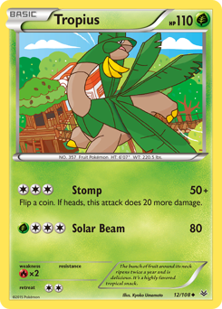 Pokemon Roaring Skies Tropius - 12