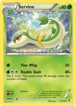 Pokemon Boundaries Crossed Servine - 12
