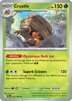 Pokemon Destined Rivals Crustle - 12