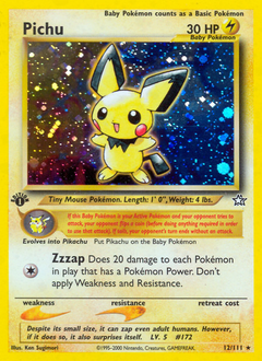 Pokemon Neo Genesis Pichu - 12