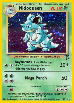 Pokemon Base Set 2 Nidoqueen - 12