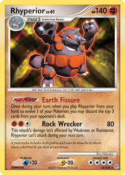 Pokemon Diamond & Pearl Rhyperior - 12