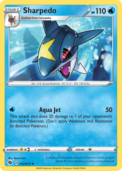 Pokemon Champion's Path Sharpedo - 12