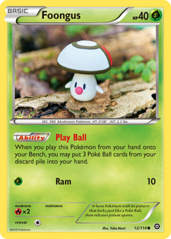 Pokemon Steam Siege Foongus - 12