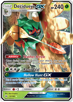 Pokemon Sun & Moon Decidueye-GX - 12
