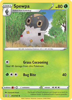Pokemon Battle Styles Spewpa - 12