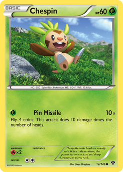 Pokemon XY Chespin - 12