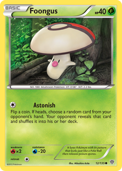 Pokemon Plasma Storm Foongus - 12