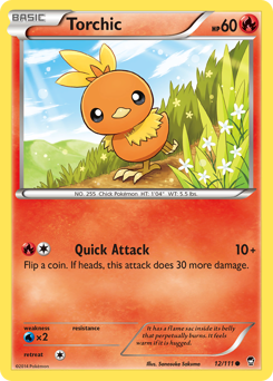 Pokemon Furious Fists Torchic - 12