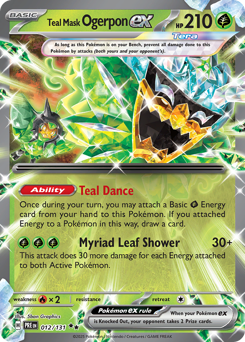 Pokemon Prismatic Evolutions Teal Mask Ogerpon ex - 12