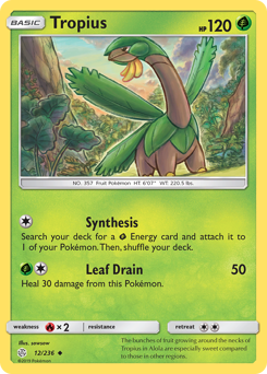Pokemon Cosmic Eclipse Tropius - 12