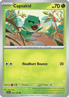 Pokemon Surging Sparks Capsakid - 12