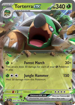 Pokemon Temporal Forces Torterra ex - 12