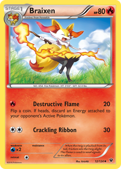 Pokemon Fates Collide Braixen - 12