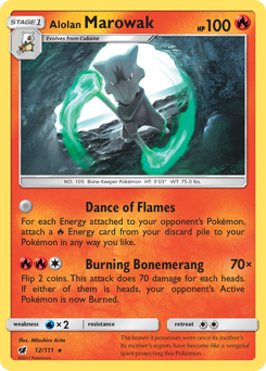 Pokemon Crimson Invasion Alolan Marowak - 12