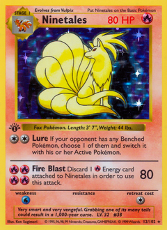 Pokemon Base Ninetales - 12