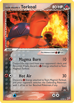 Pokemon Team Magma vs Team Aqua Team Magma's Torkoal - 12