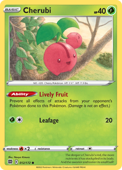 Pokemon Brilliant Stars Cherubi - 12